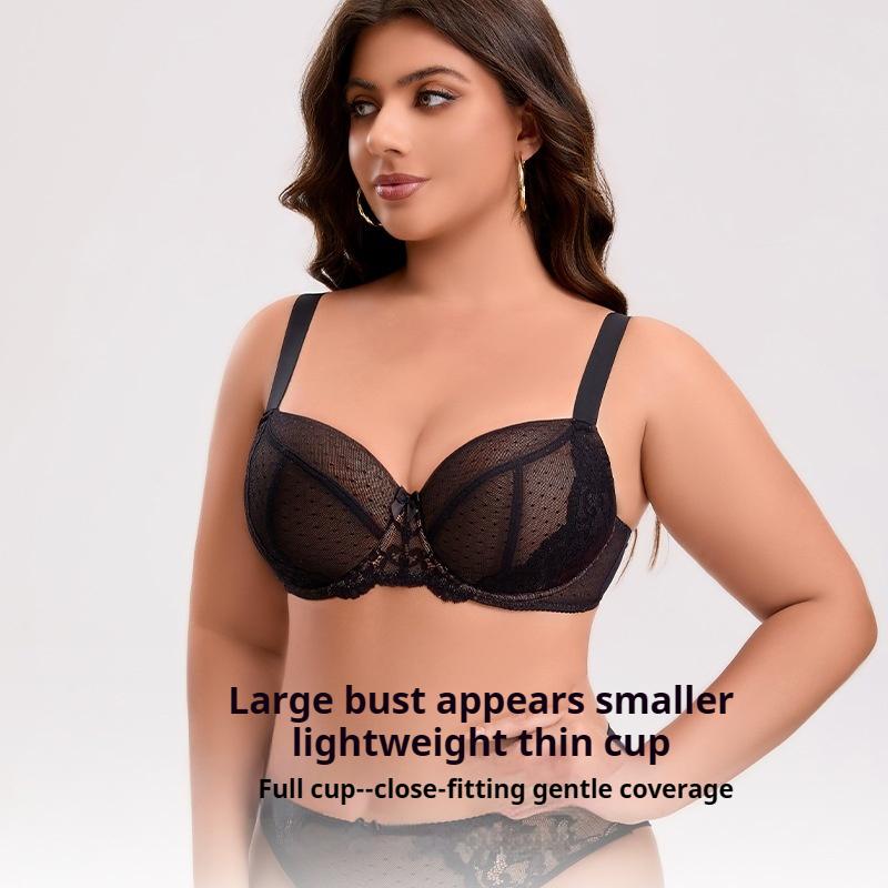 Große Brüste Großer BH Bügel Dünnes Körbchen Bequeme Übergröße Unterwäsche