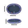 Dog Pool Float Tear-Resistant Inflatable Water Toy Dog Raft For Cat Puppy Water Swimming Lake Summer River Pond Beach Outdoor