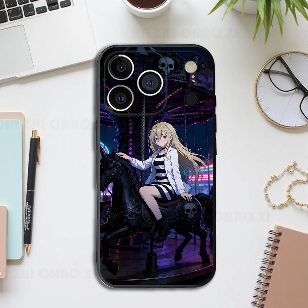 

Ray Z-Zack A-Angels of Death Black Phone Case For IPhone 17 16 15 14 13 12 13 12 11 Pro Max Plus XS XR Silicone Soft Back Cover iPhone13PRO