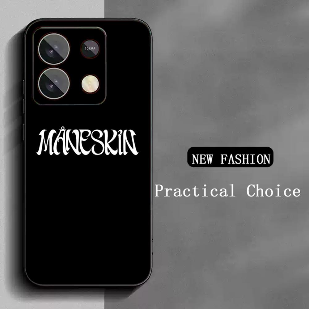 

ManeS-skinS Hip Hop band poster Phone Case For Redmi Note 14 13 12 11 Pro Plus S 5G 14C A3 Soft Black Phone Cover Redmi Note 12 Pro+