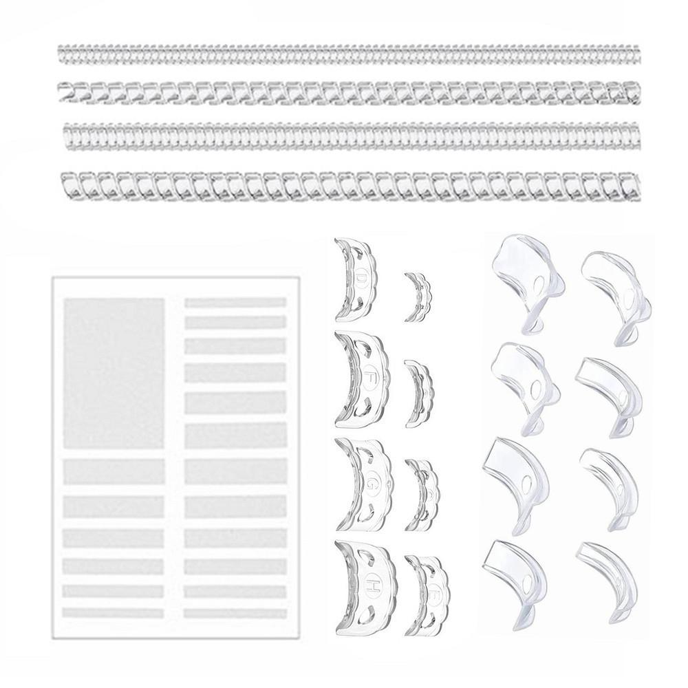 8-Piece Heart-Shaped TPU Ring Adjuster Set - Breathable, Transparent Inner Pads for Resizing