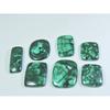 195Cts.Natural Green Malachite Ring Size Octagon Cabochon Gemstone 07Pcs Lot C-260