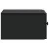 Wall Mounted Nightstand Black 33 x 34.5 x 20 cm