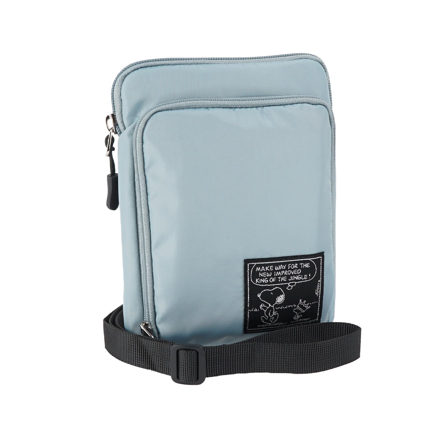 

Vertical Wallet Shoulder Snoopy Bag Shoulder Bag Pochette Zipper Woven Name Ladies Casual Day Birthday Present Gift [E-mono] Mother s (Light Blue) світло-синій колір