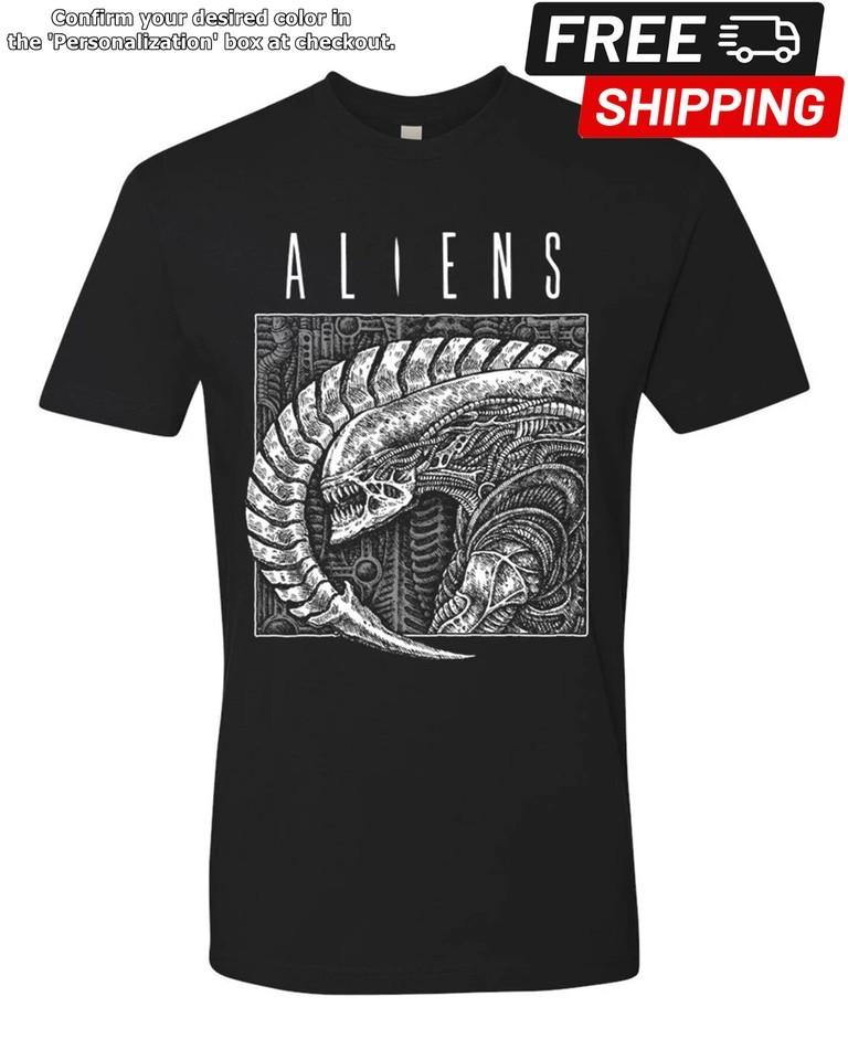 ALIENS TShirt Horror Halloween Movie Shirt Music ShirtsUnisex Unisex T-Shirt XXXXL