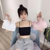 Koreansk Stil Iskall Silke Axelbandslös Bandeau BH för Kvinnliga Studenter - Tunt Inre Slipslinne