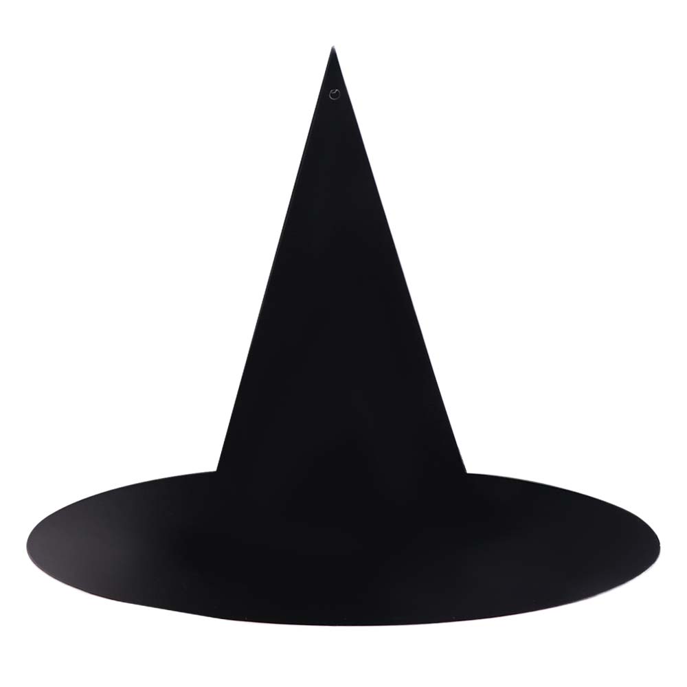12pcs Handmade Witch Hat Decoration Spooky Hat Wall Decor Hanging Wizard Caps  Indoor Outdoor Decor