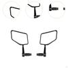 2Pcs Fahrrad Lenker Spiegel 17-24mm Universal Rückansicht für Radfahren