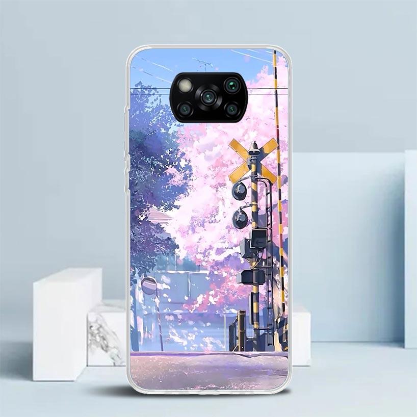 Anime Aesthetic Scenery Phone Case For Xiaomi Poco F7 Ultra X5 X6 X7 Pro M7 Redmi 15C 15 13C 13 12C 12 10C 10 10A 9 9C 9A 9T Cov