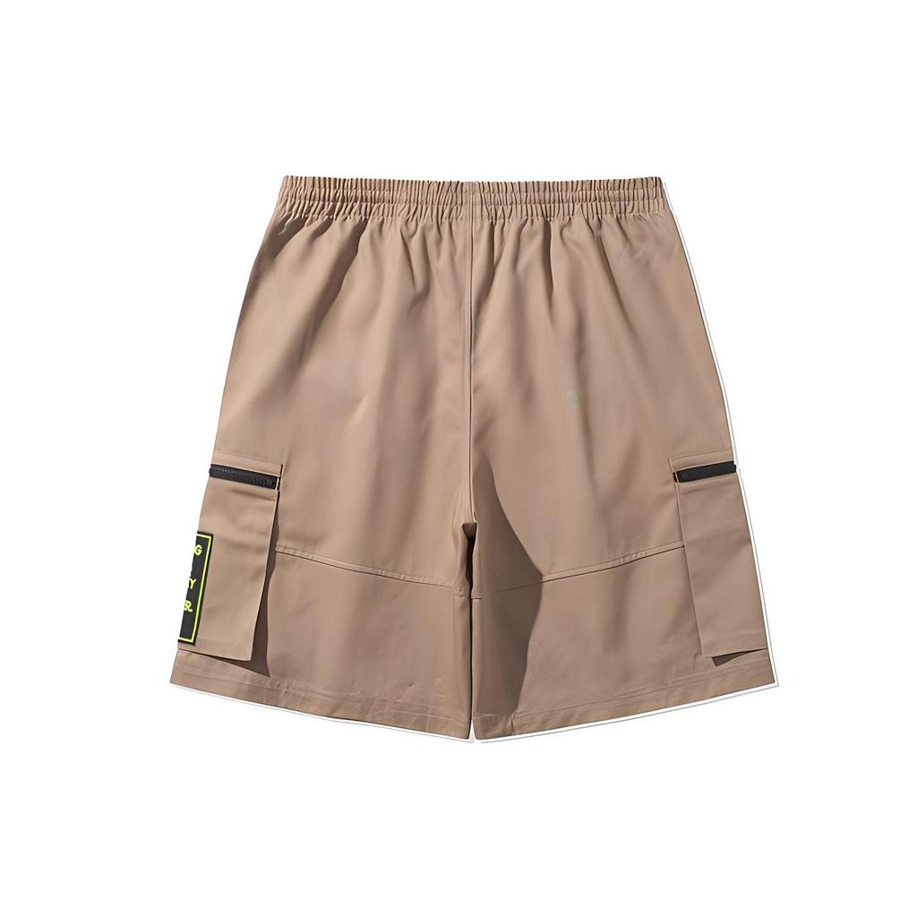 Li Ning Star Wars Collaboration Series Star Wars Element Print Woven Sports Shorts Men Shorts Gingerbread-Brown AKSQ137-1