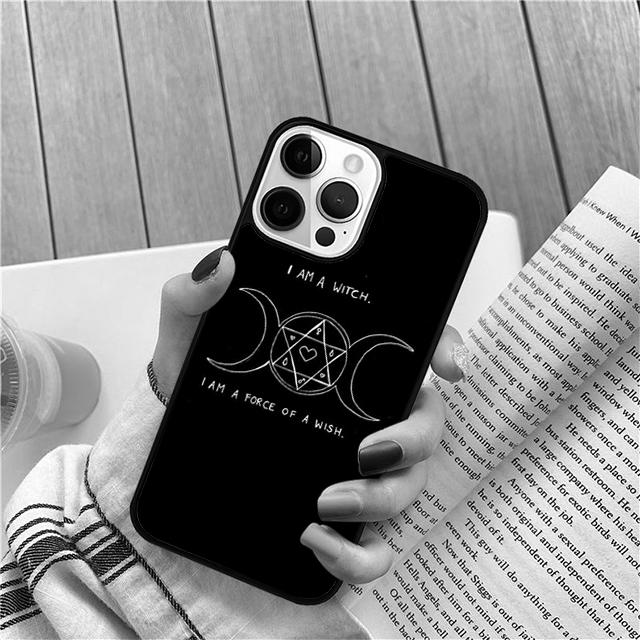 Witchcraft Witch Moon Coque Shell For iPhone 17 Air 15 16 14 13 12 Pro Max 11 Pro Max Plus Phone Case Cover