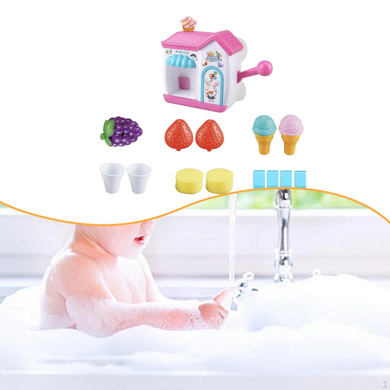 

Ice Cream Foam Maker Bath Toys Shower Toy,Water Bathtub Toys,Bubble Pretend Cake