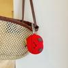 Cute Red Apple AirPods Pro Apple Bluetooth earphone case 1/1/1 generation cartoon silicone protective case is compatible