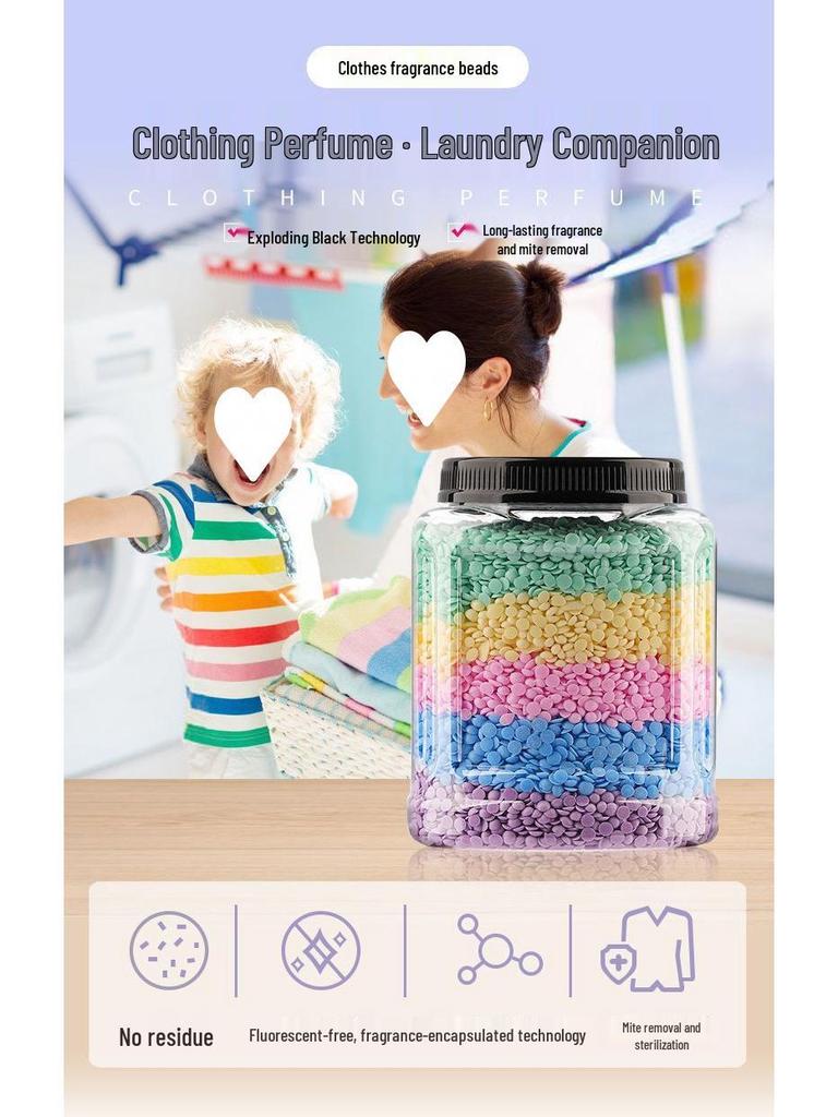 Large Capacity Laundry Scent Beads - 72-Hour Long-Lasting Fresh Fragrance Aromatherapy Gel for Clothes