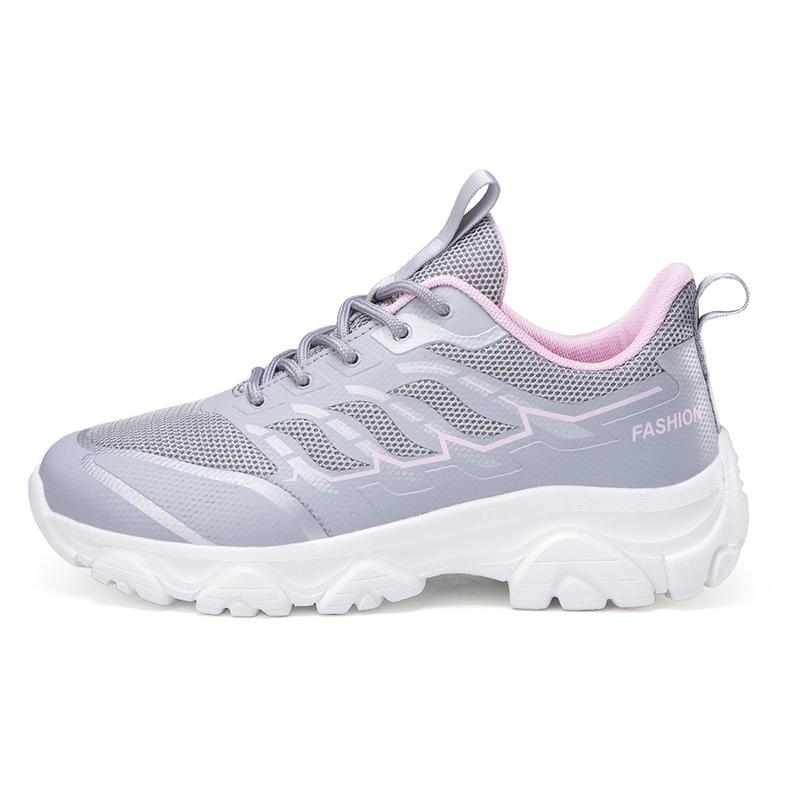 Outdoor Hiking Shoes Men Casual Breathable Soft Low-top Running Shoes Men Comfortable Lace-up Anti-slip Casual Sneakers Women