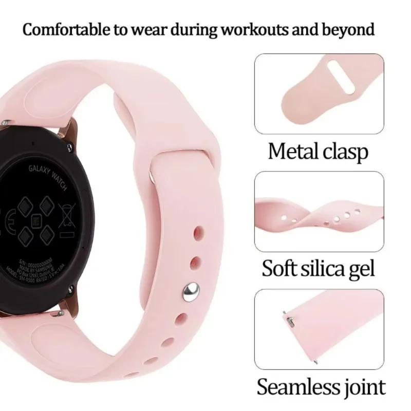 Cinturino in Silicone da 18mm 20mm 22mm Per Garmin Forerunner 55 165 645 965 255/265 245 Music Sportivo Braccialetto Garmin Forerunner 265S Cinturino