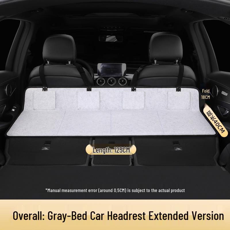 RV Travel Mattress with Headrest for Car Trunk & Rear Seat