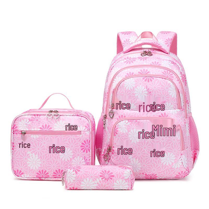 

Kids Printed Color-Blocking Backpack 3-Piece Set