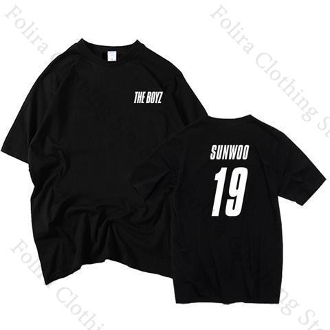 THE BOYZ Album The First Printing Tshirt for Fans Summer Tops Short Sleeve Tee Women Clothing Womens Tshirt Daily T Shirts