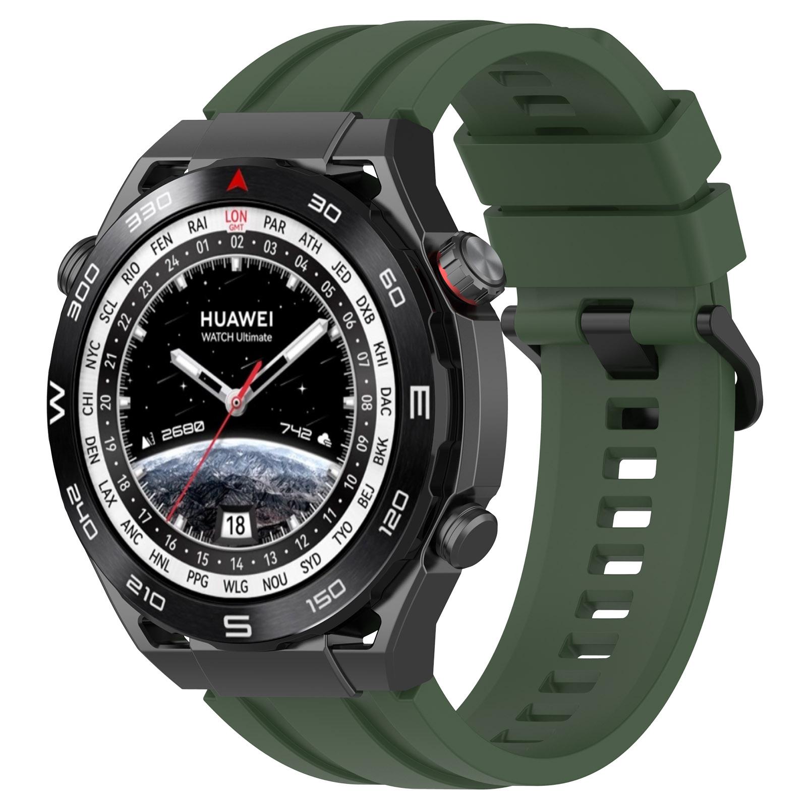 

Ремінець для Huawei Watch Ultimate/Watch 3/Watch 3 Pro, Силіконові Запасні Ремінці з Подовжувальним Ремінцем Orange