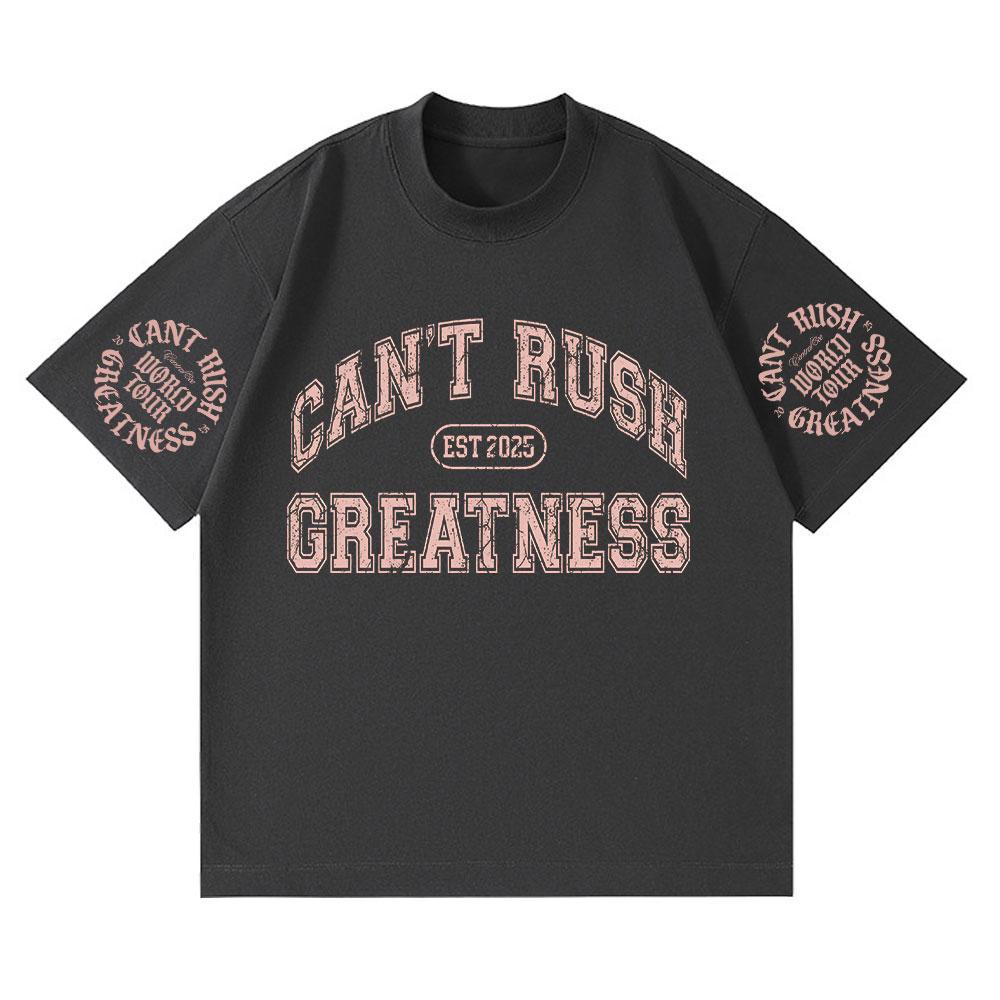 Central Cee CAN'T RUSH GREATNESS World Tour 2025 T-shirt Summer Cotton Short Sleeve T Shirts Men Women Fashion Hip Hop T-shirts