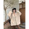 Large Size 2025 Autumn New Sweater Cardigan Soft, Sweet,Fashionable Loose Knit Jacket Top Women's Clothing