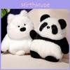Puppy Flip Panda Plush Toy Doll Children Festivals Gift Home Decoration Ornament