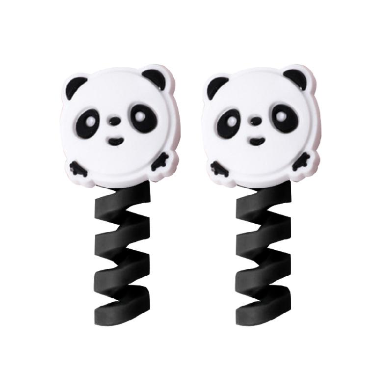 2 Stück USB-Datenkabel-Schutz Cartoon-Tier Ladekabel-Hülle Für USB-Laden