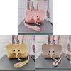 Sweet And Fresh Style Pu Leather Elephant Coin Purse Women's Bag Pendant Card Holder Lipstick Bag Zipper Coin Purse Lemon Yellow