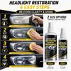 Automotive Headlight Lens Restoration Spray for Foggy, Oxidized, or Yellowed Car Headlights