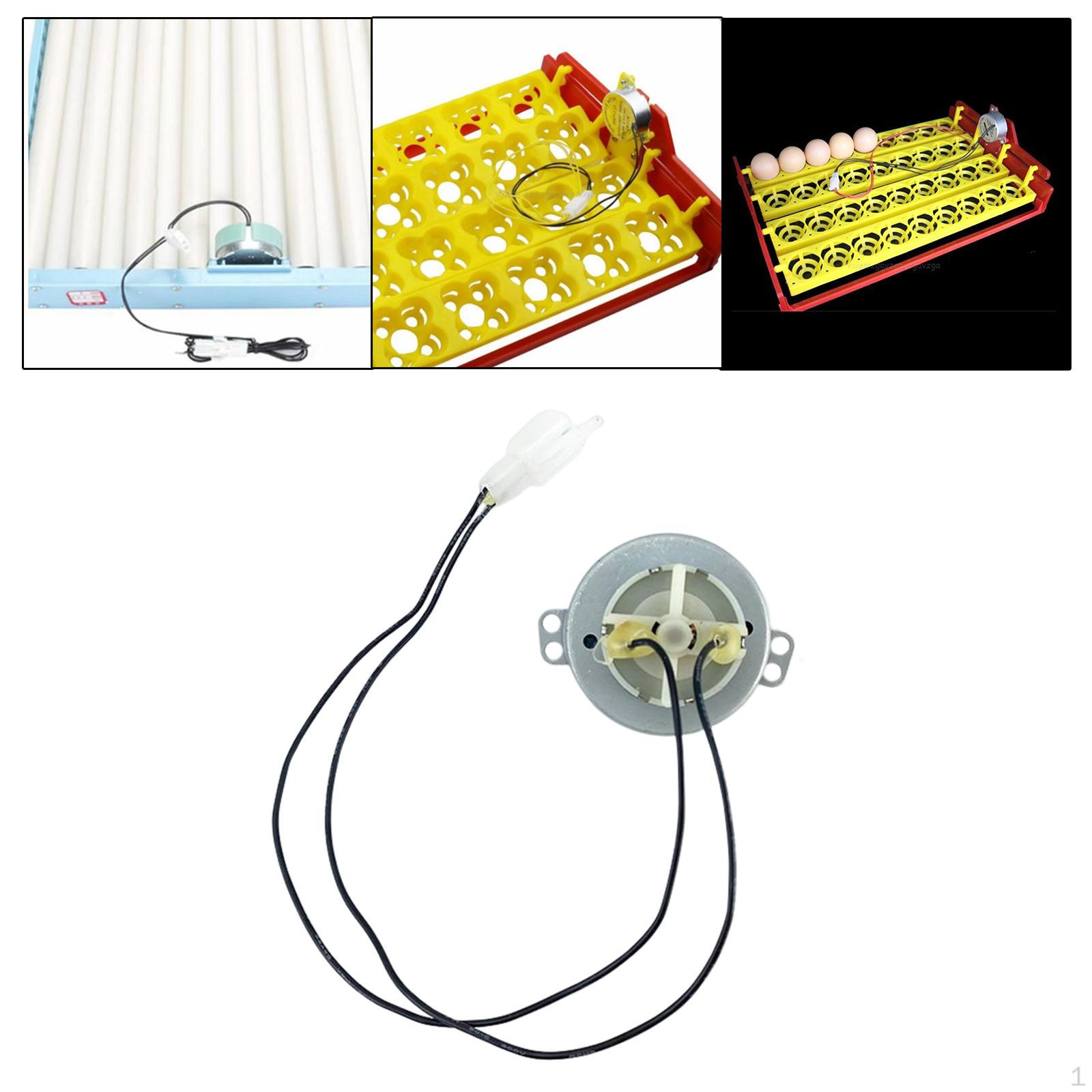 

Двигатель поворота яиц для автоматического поворота лотка инкубатора, 2,5 об/мин, переменный ток, 220 В DC 12V