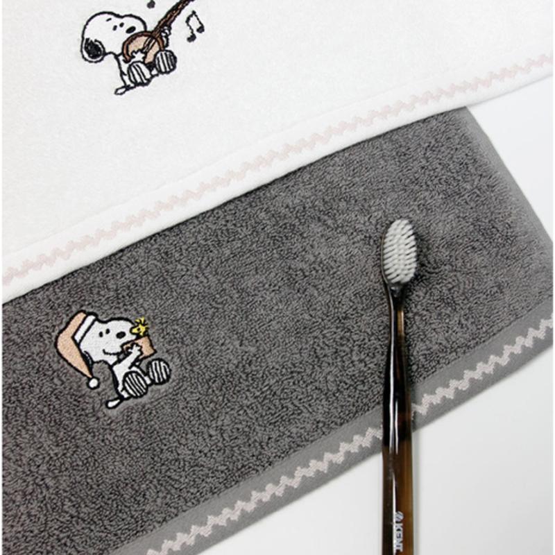 Songwol Towel Snoopy Mellow Simple Plain 5 Sheets