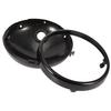 7 Inch Iron Motorcycle Modification LED Headlight Head Lamp Housing Cover(Black)