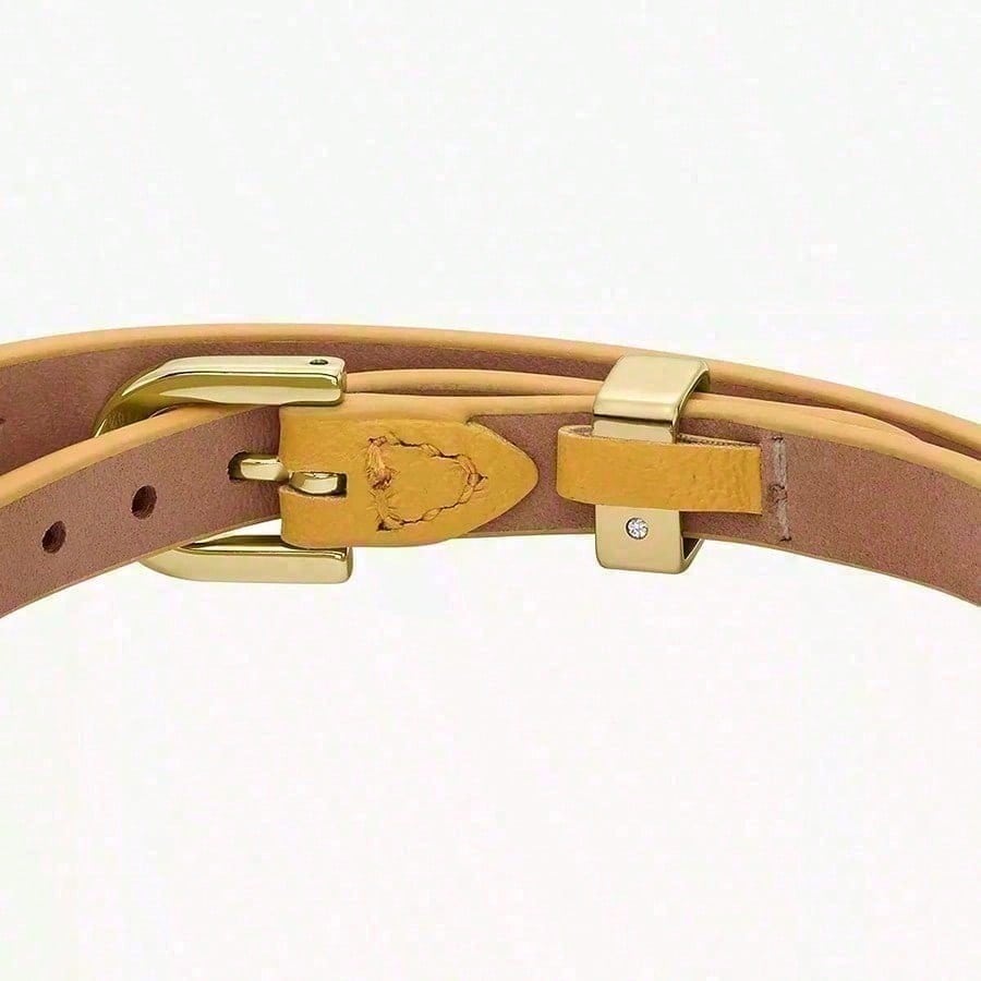 Lady's multi-strand bracelet, made of leather material, suitable for shopping, festivals and daily wear.