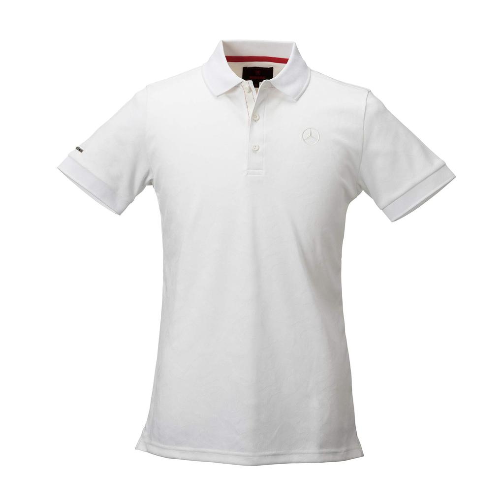 Genuine x BRIEFING MS Camo JQ Polo Size Small [Mercedes-Benz Collection] Mercedes-Benz Shirt, White,