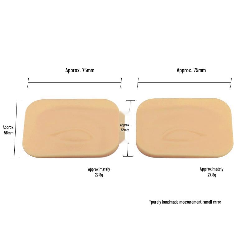3D Silicone Tattoo Practice Skin for Eyebrow & Eyelid - Semi-Permanent Makeup Training Module