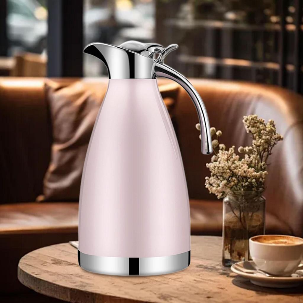Stainless Steel Coffee Carafe Water Dispenser Leakproof Easy To Use Insulated Bottle for Juice