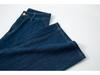 Petite Women's Blue Retro High-Waist Wide-Leg Cropped Jeans, Summer 2025 Four-Way Stretch
