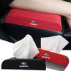 1pcs Car Tissue Box Holder Armrest Box Storage Case Emblem For Impreza STI Forester Outback XV Crosstrek Legacy WRX