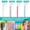 Drinking Straw Topper Accessories Anti Wrinkle Straw Covers for Stanley/Tumbler Cup