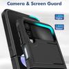 Applicable To Samsung Sam Z Flip7 Folding Screen Mobile Phone Case Set Sail Matte Anti-drop PC + TPU Protective Case