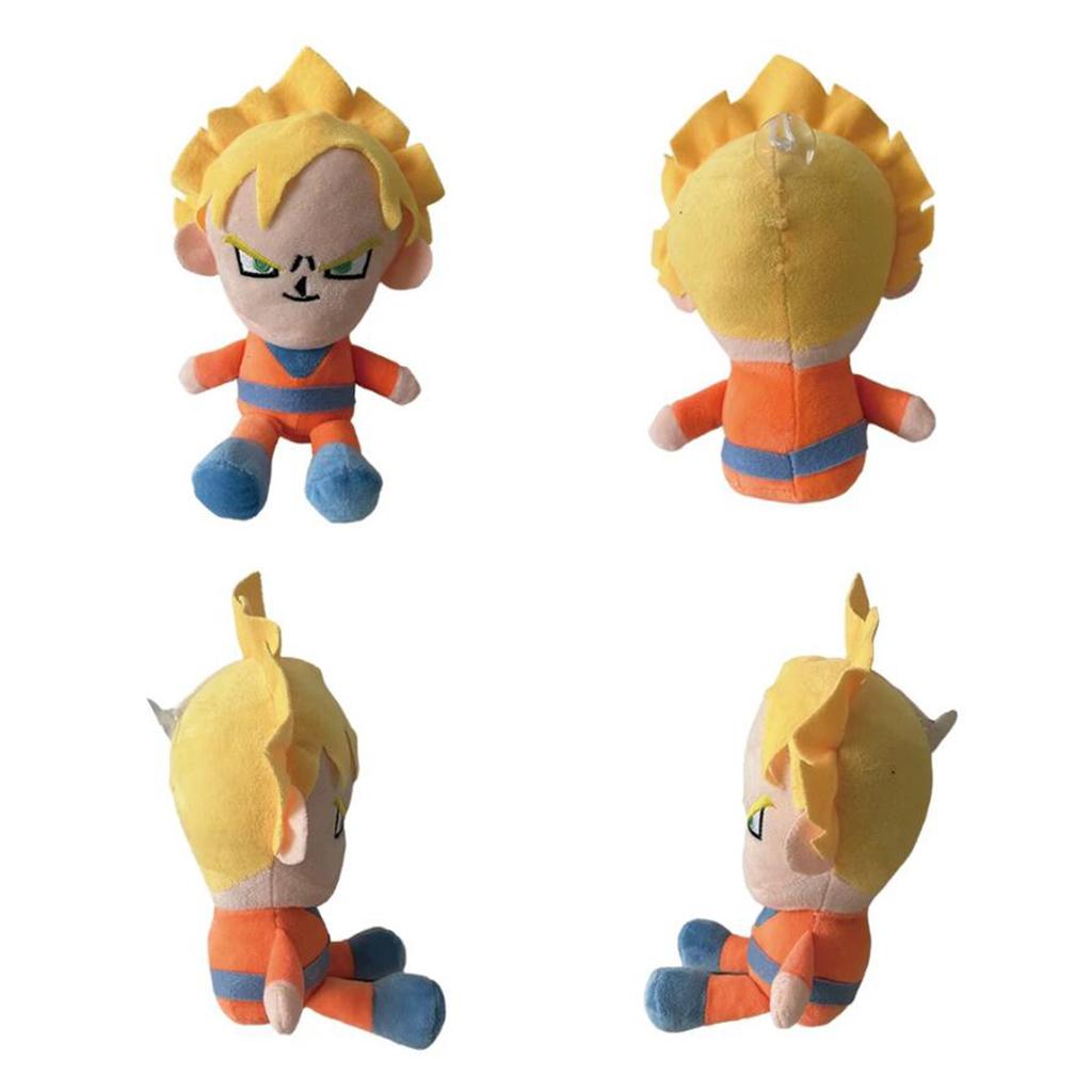 25cm Dragon Ball Plush Toy Japanese Anime Goku Vegeta Cartoon Character Doll Padding Classic Cute Beautiful Gifts For Kids Toys