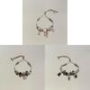 Stainless Steel Jewelry Bracelet With Butterfly Bow Design For Gift And Summer Wear
