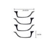 Car Door Handle Windows Control Panel Decorative Cover Trim Strips Carbon Fiber Sticker For Lexus NX200 Car Interior
