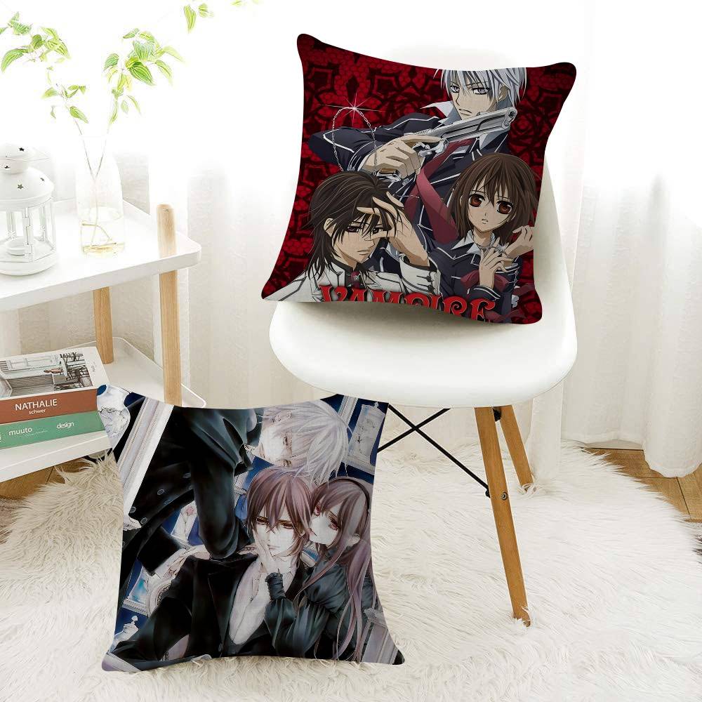 1Pc Anime V-Vampire Knight Cushion Cover Inches Farmhouse Decor Home Throw Pillow Covers For Couch Decorations