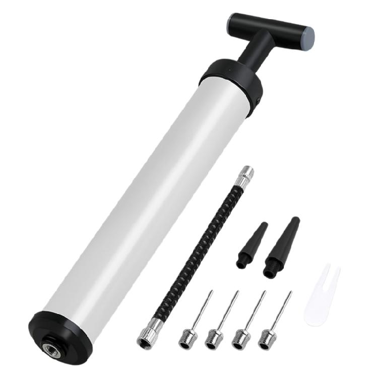 

Hand Pump Inflator Portable Sports Basketball Pump With Air Nozzle, Air Needle Football Inflating Pump Easy to Use