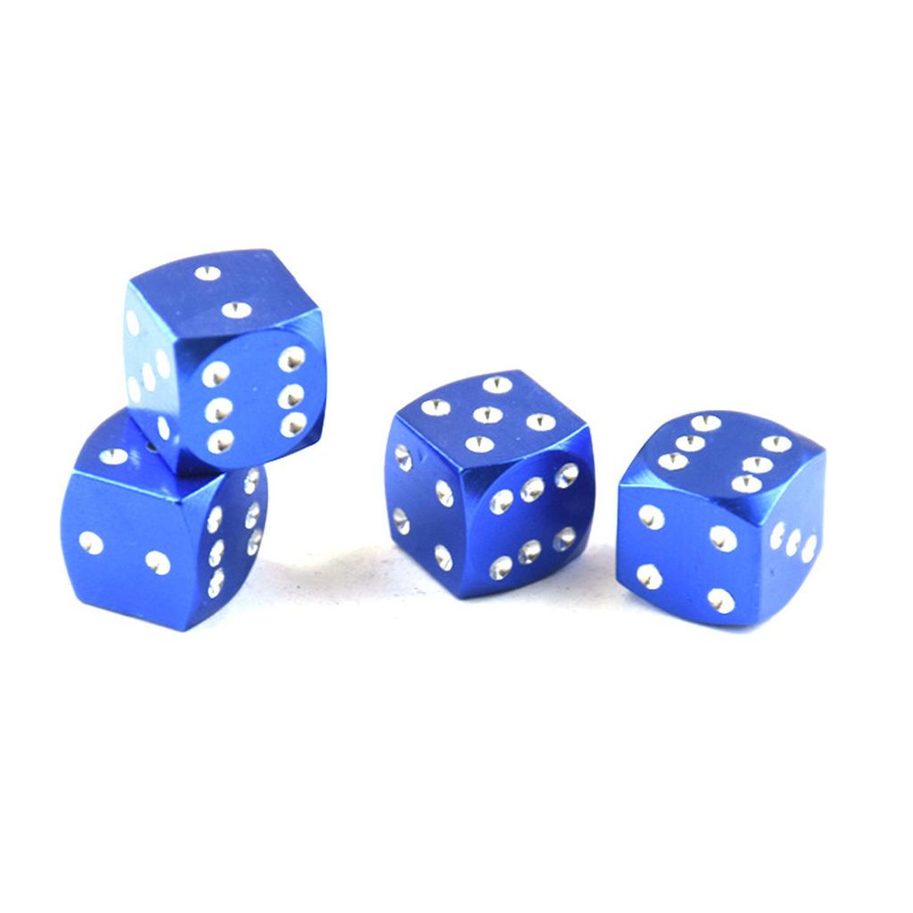  Caps  Caps 11 Colours Dice Car Bike Motorcycle Alloy BMX