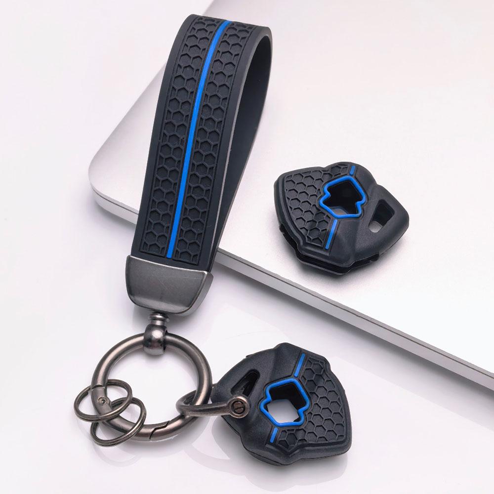 Key Case Cover for Suzuki GSX-R600 GSX-R750 GSX-R1000 Hayabusa GSX250R Katana DL250 V-Strom Protective Accessory Key Fob Protection