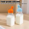 Milk Container Lids Silicone Milk Jug Pour Spout Covers Replacement Lid for Family Kitchen Pantry Refrigerator Travel Picnic