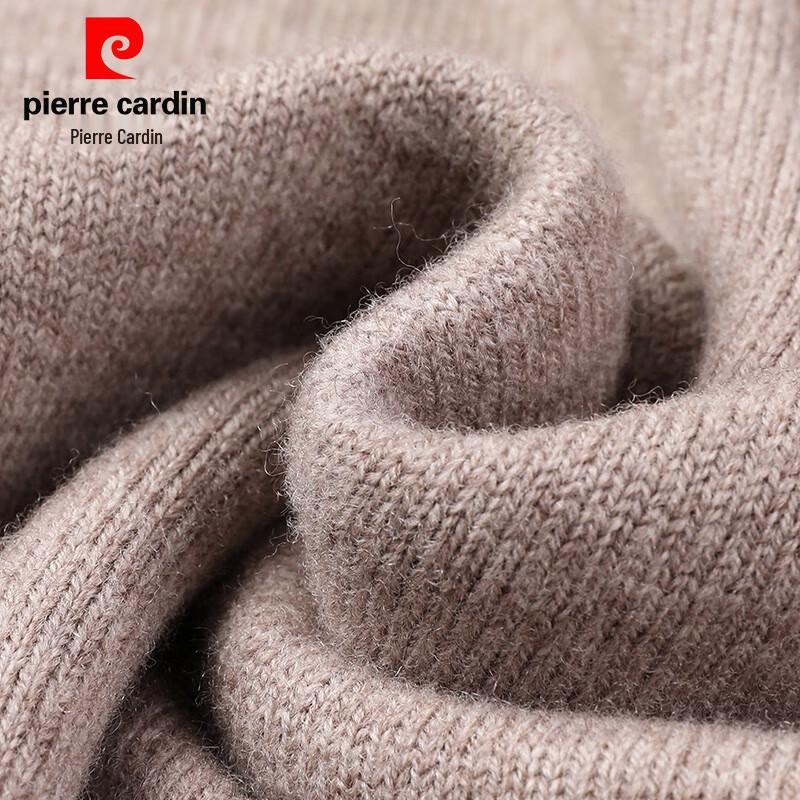 Pierre Cardin Men's 100% Wool Half-Zip Thick Knit Sweater